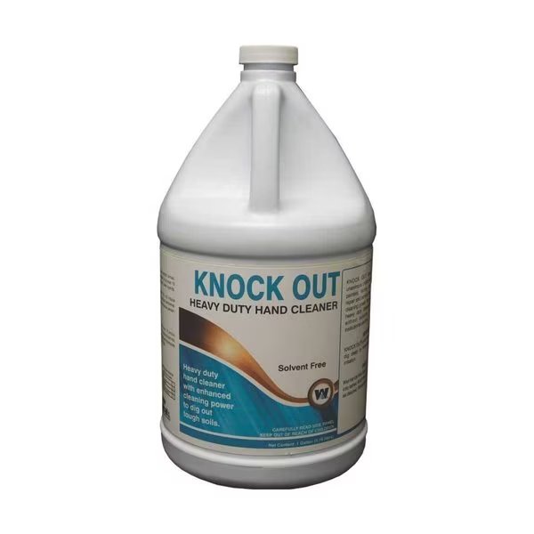 Knock Out Hand Cleaner, Lemon Scent, 1-Gallon, 4PK, Warsaw Chemical, Mfr#: 21723-0000004